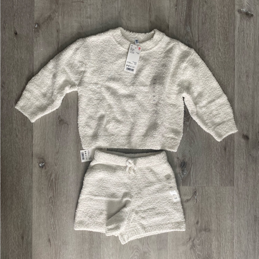 Uniqlo Kid’s Knit Lounge Set (Sweater and shorts included)